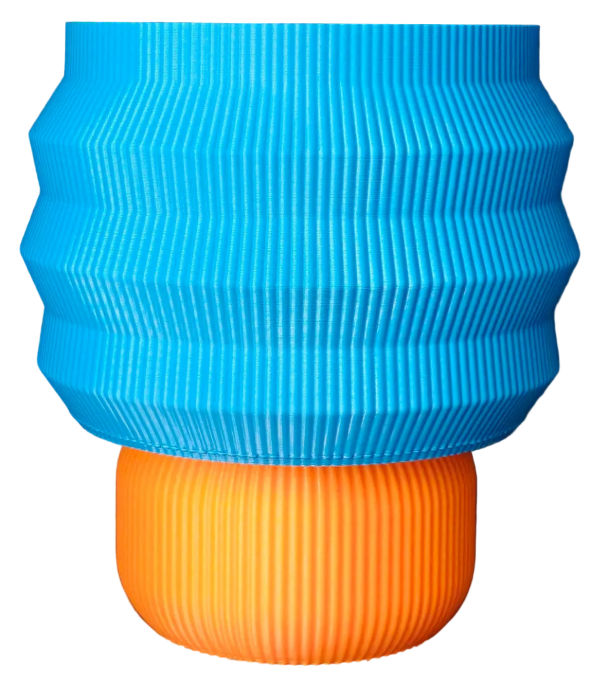 LEAH 002 colorful 3D-printed table lamp by Svetlana Lampe