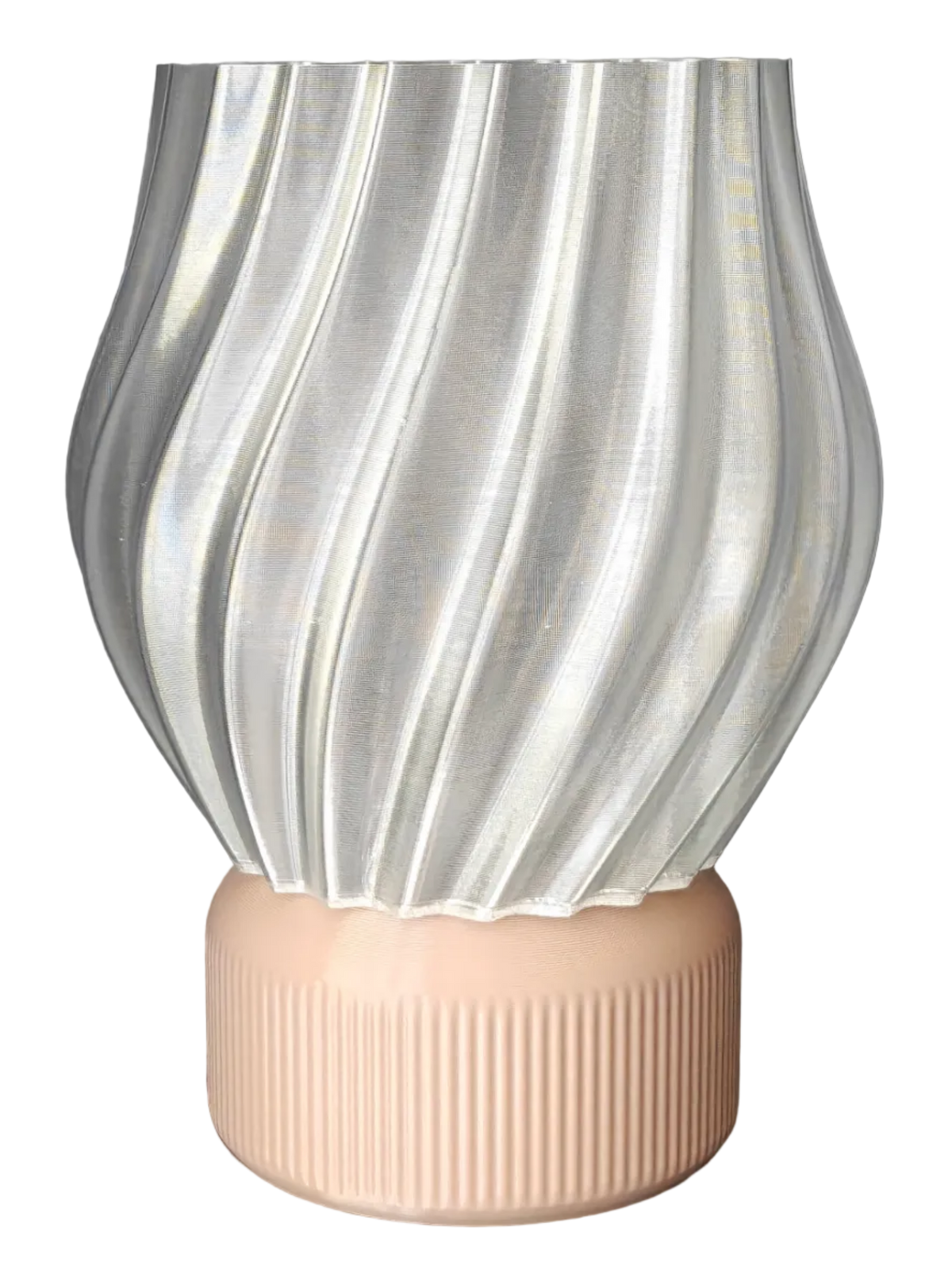 LEAH 003 colorful 3D-printed table lamp by Svetlana Lampe