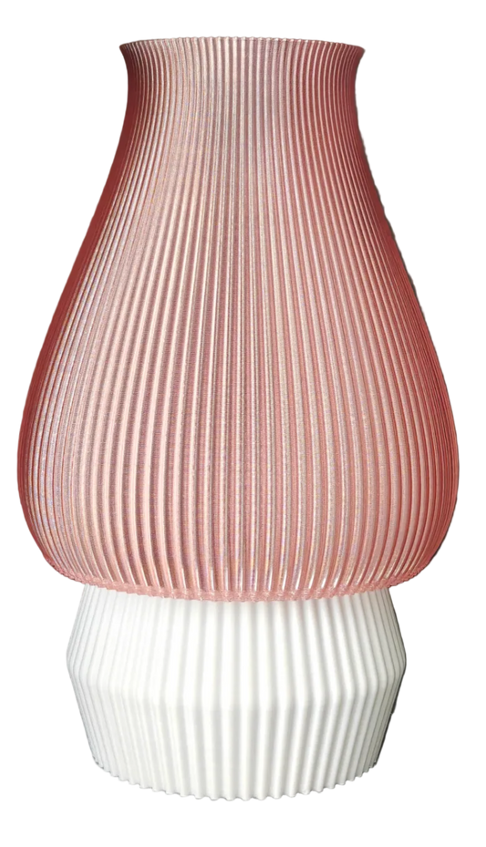 LEAH 004 colorful 3D-printed table lamp by Svetlana Lampe