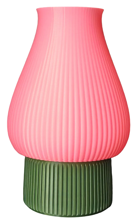 LEAH 008 colorful 3D-printed table lamp by Svetlana Lampe