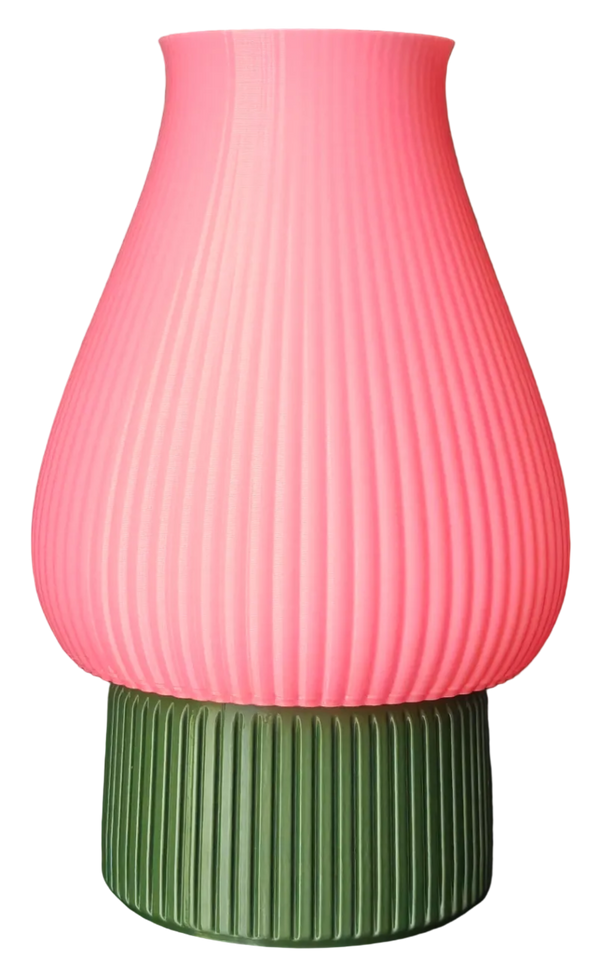 LEAH 008 colorful 3D-printed table lamp by Svetlana Lampe