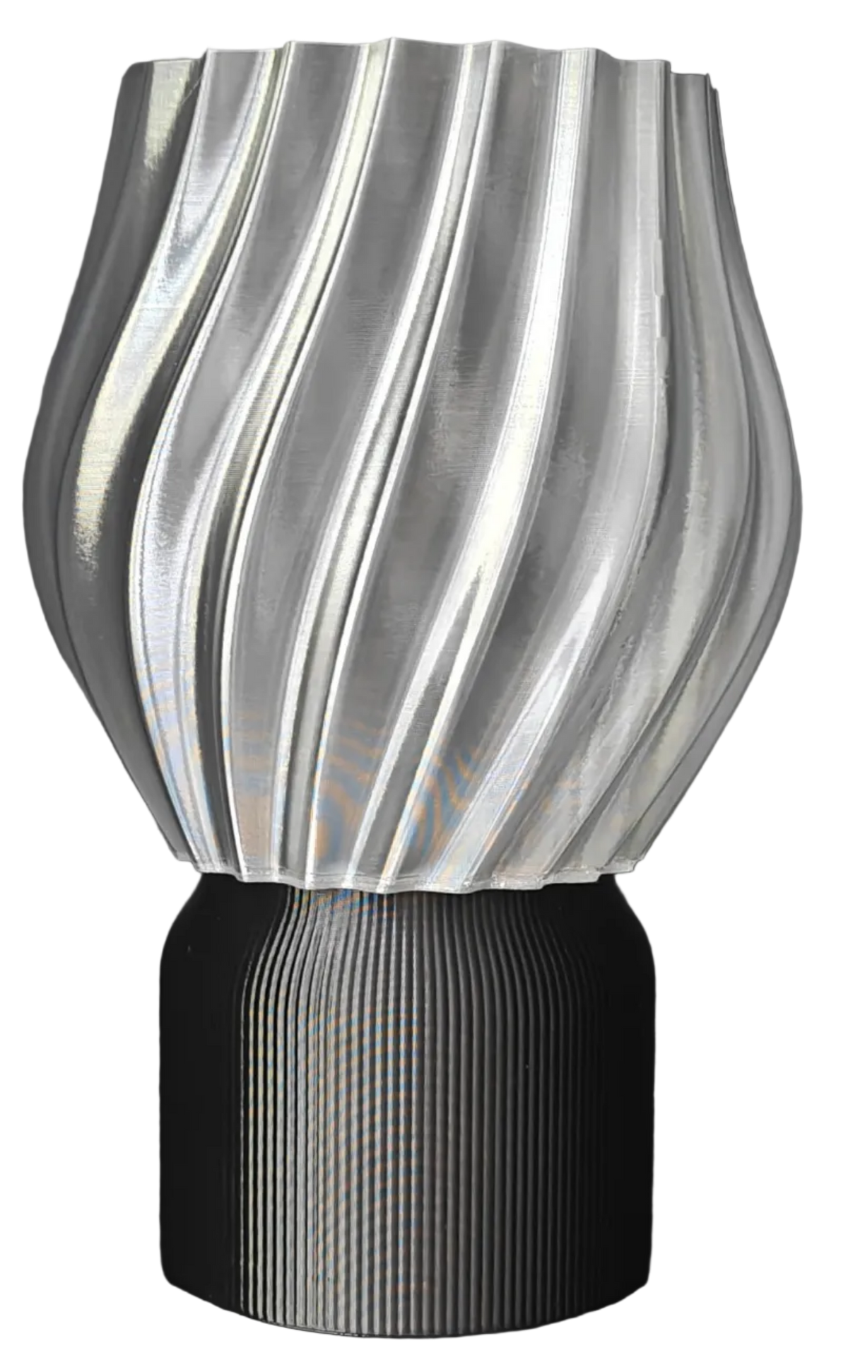 LEAH 019 colorful 3D-printed table lamp by Svetlana Lampe