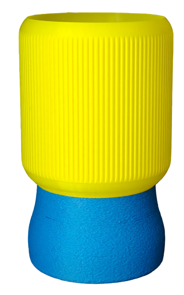 LEAH 017 colorful 3D-printed table lamp by Svetlana Lampe