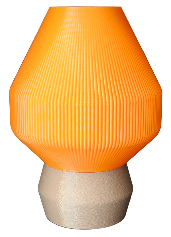 LEAH 006 colorful 3D-printed table lamp by Svetlana Lampe