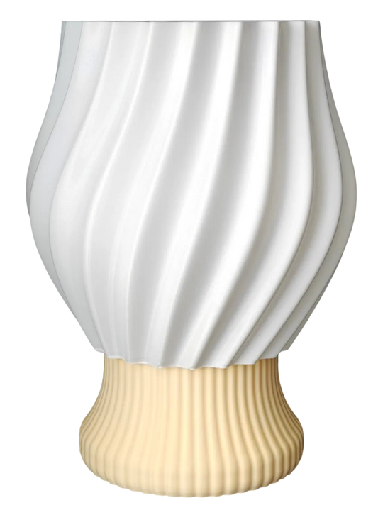 LEAH 015 colorful 3D-printed table lamp by Svetlana Lampe