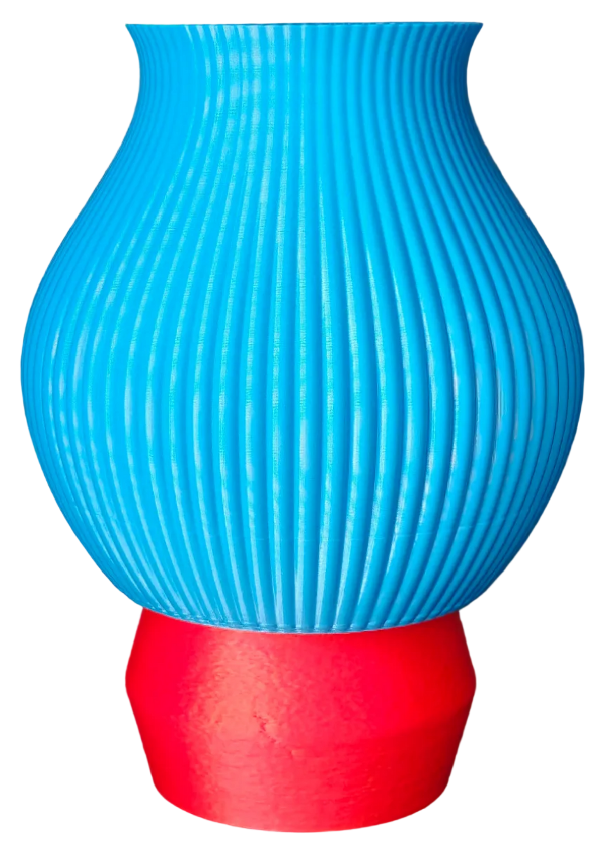 LEAH 005 colorful 3D-printed table lamp by Svetlana Lampe