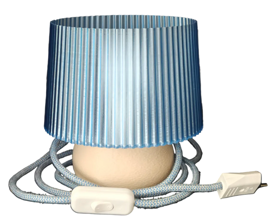 LEAH 001 colorful 3D-printed table lamp by Svetlana Lampe