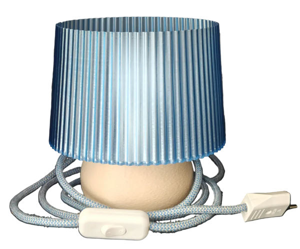 LEAH 001 colorful 3D-printed table lamp by Svetlana Lampe